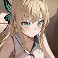 肉③(large breasts,(button gap 1.1) はち切れそうな胸元) 5枚目