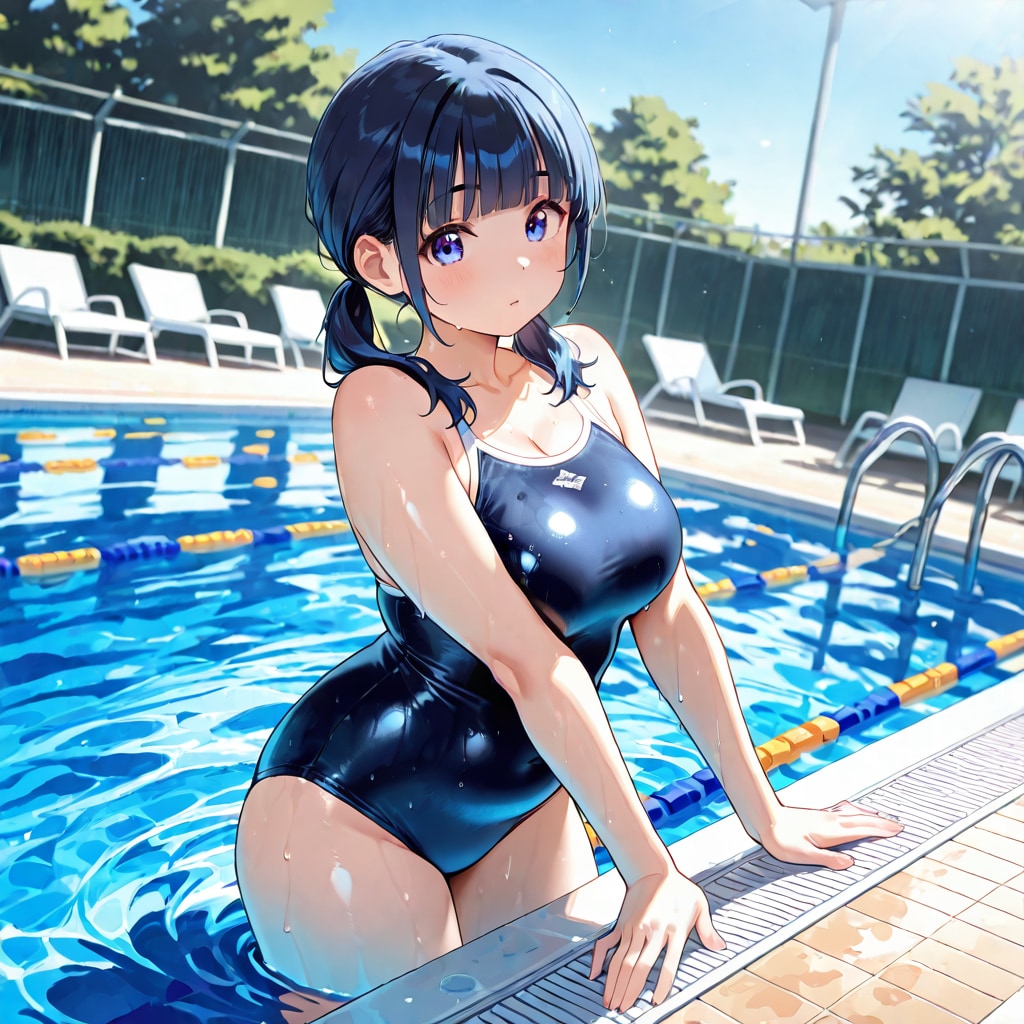 水着女子_9