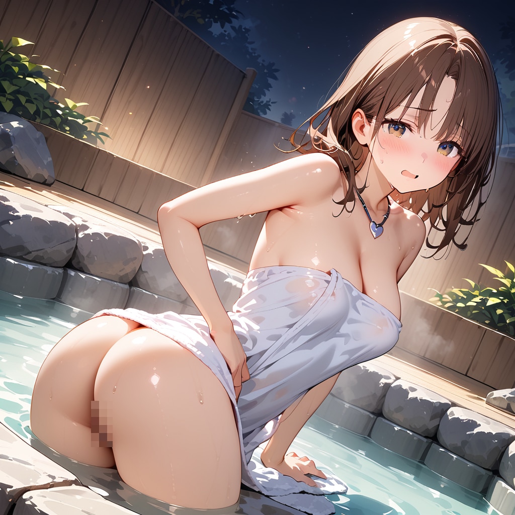 混浴露天風呂に挑戦③