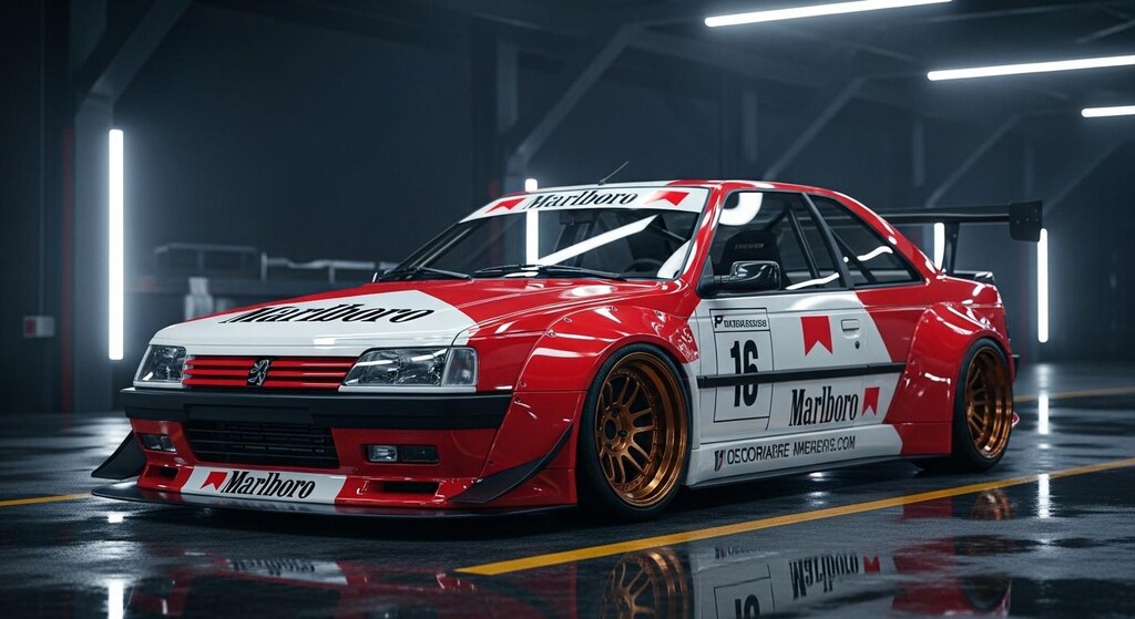 マルボロプジョー405レーシングカー