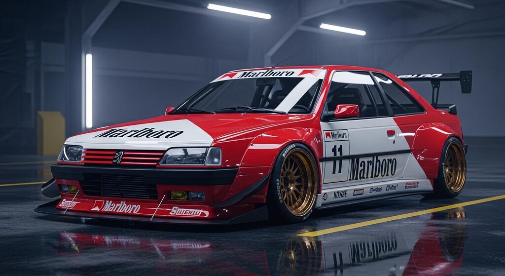 マルボロプジョー405レーシングカー
