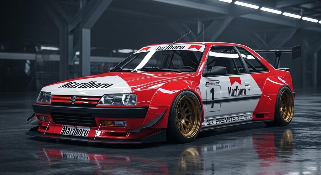 マルボロプジョー405レーシングカー