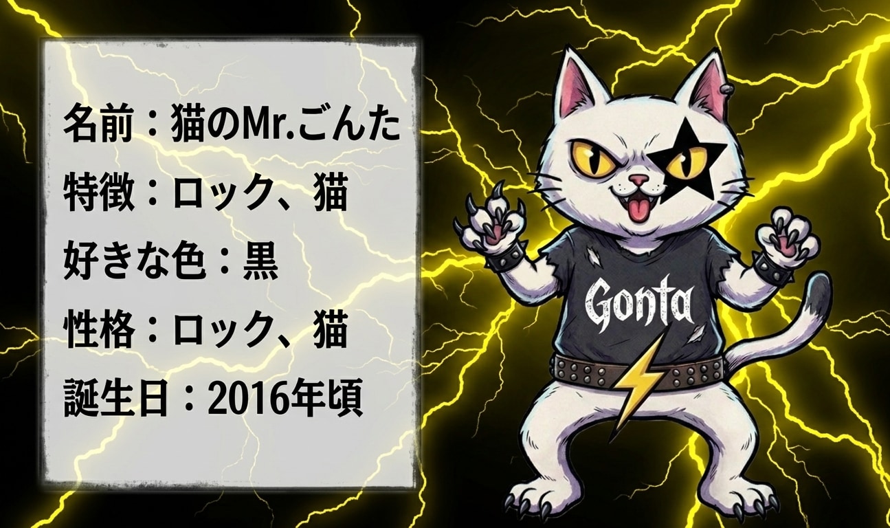 猫のMr.ごんた紹介