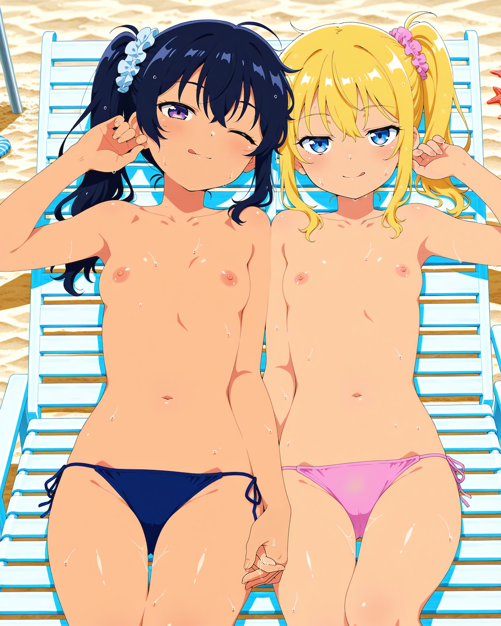 バレても気にしない2人