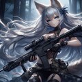 狼少女と銃　その１ 4枚目