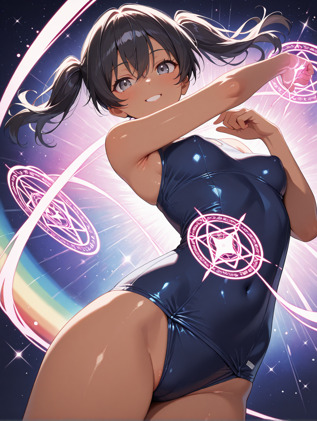 魔法娘１のスクール水着