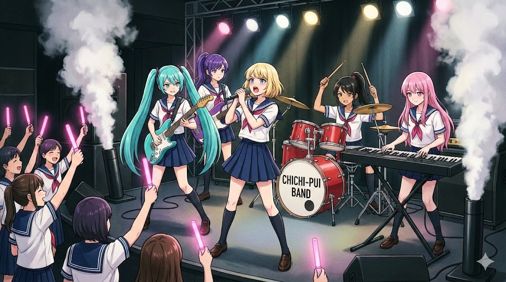 ガールズバンド | の人気AIイラスト・グラビア