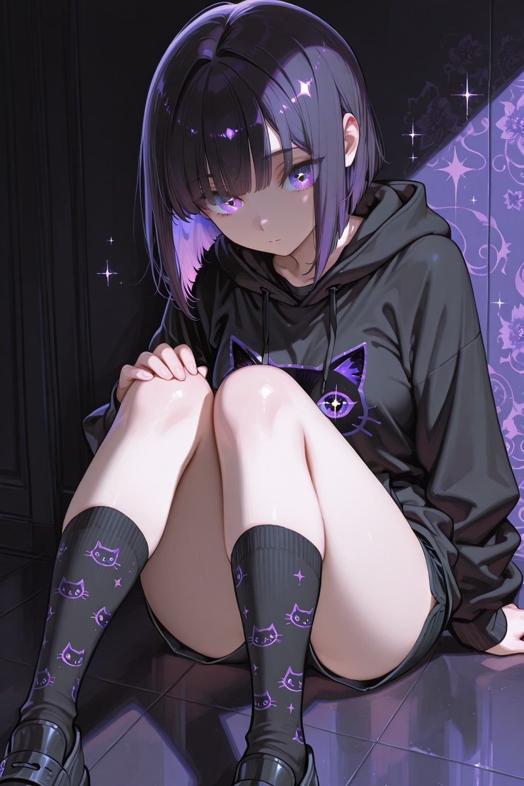 紫色が似合う女の子46