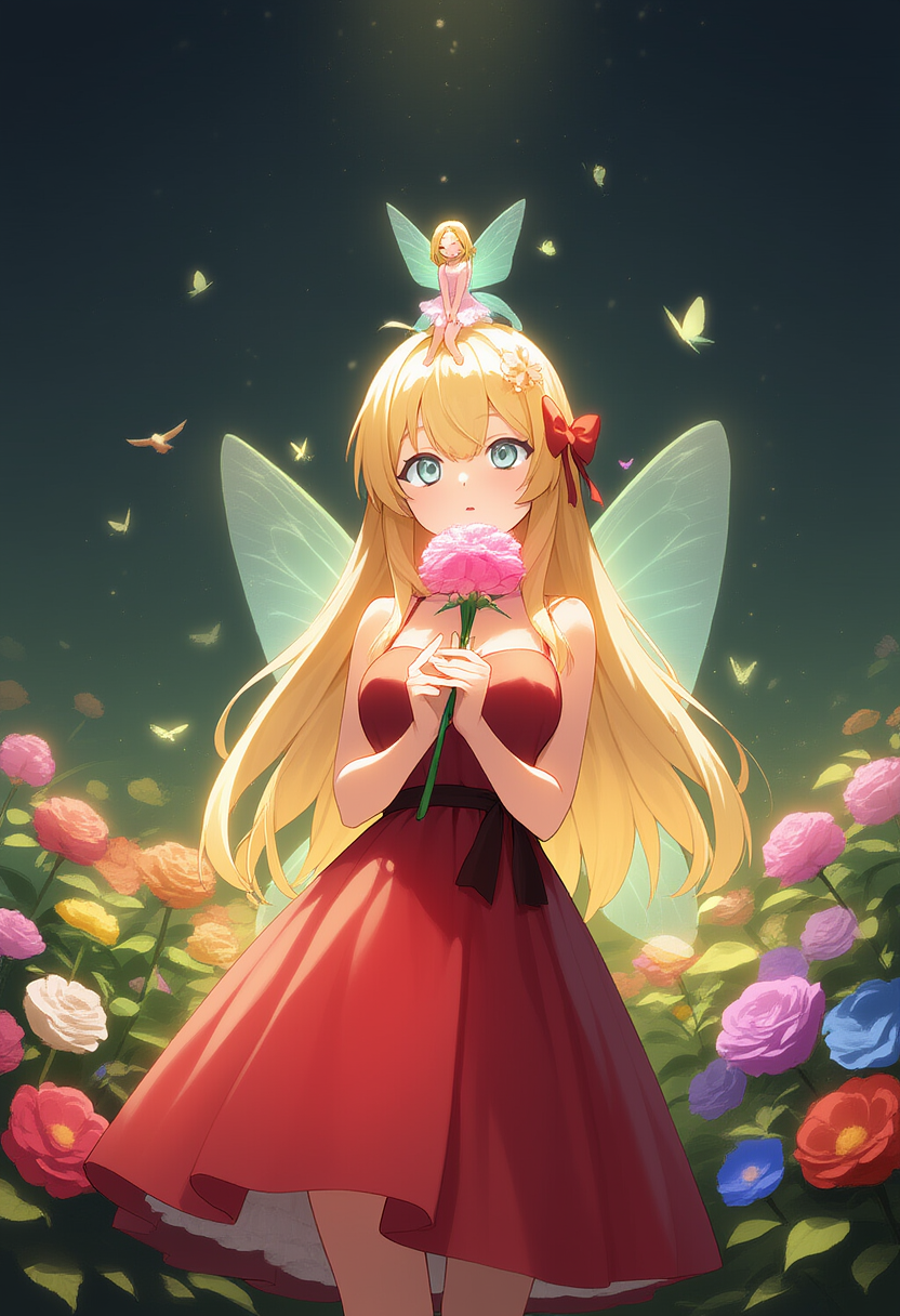 赤い妖精 | の人気AIイラスト・グラビア