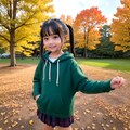 紅葉とツインテール 8枚目