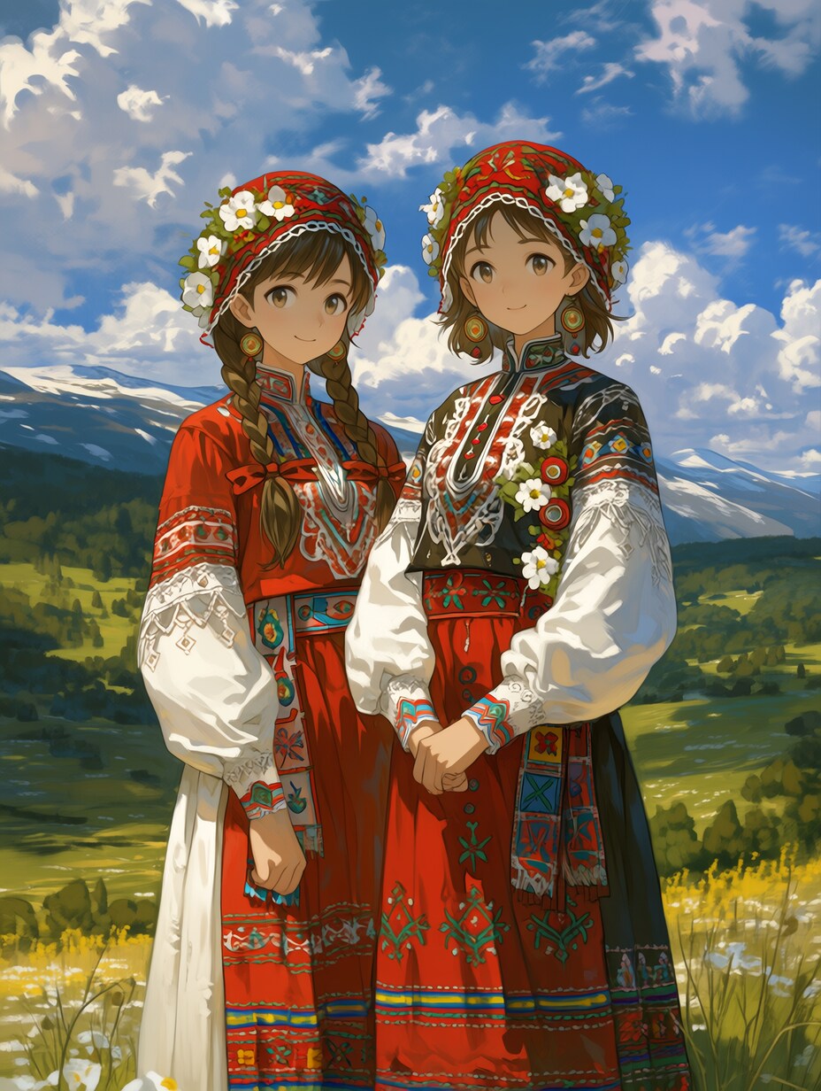 草原少女131