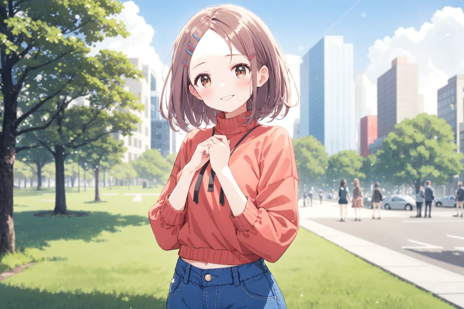 公園デート⛲️ | の人気AIイラスト・グラビア