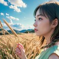 麦畑で 3枚目