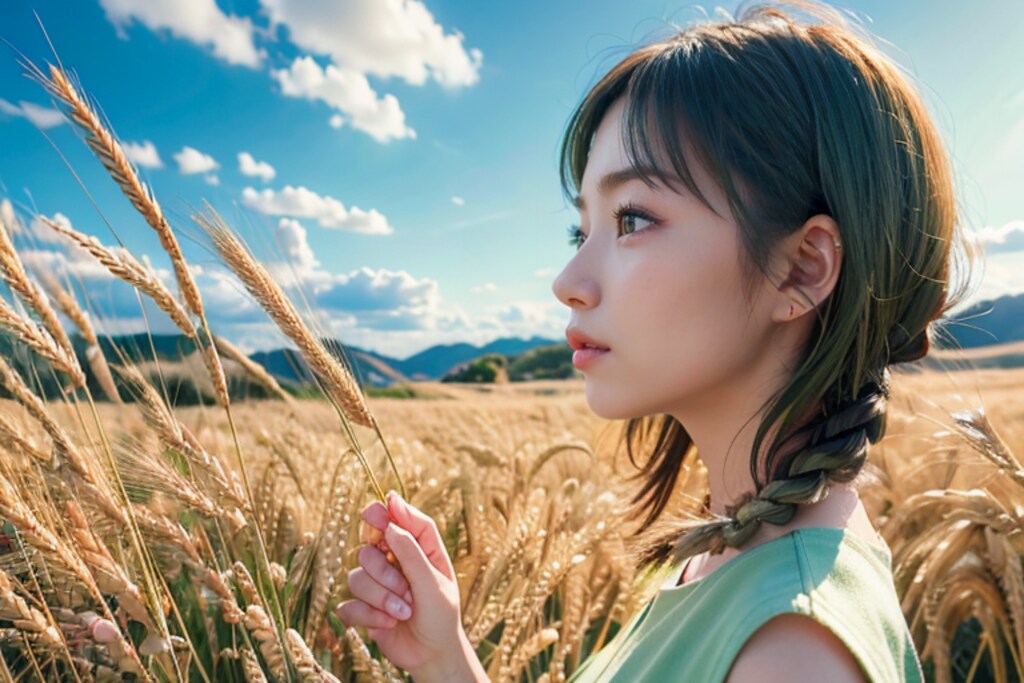 麦畑で