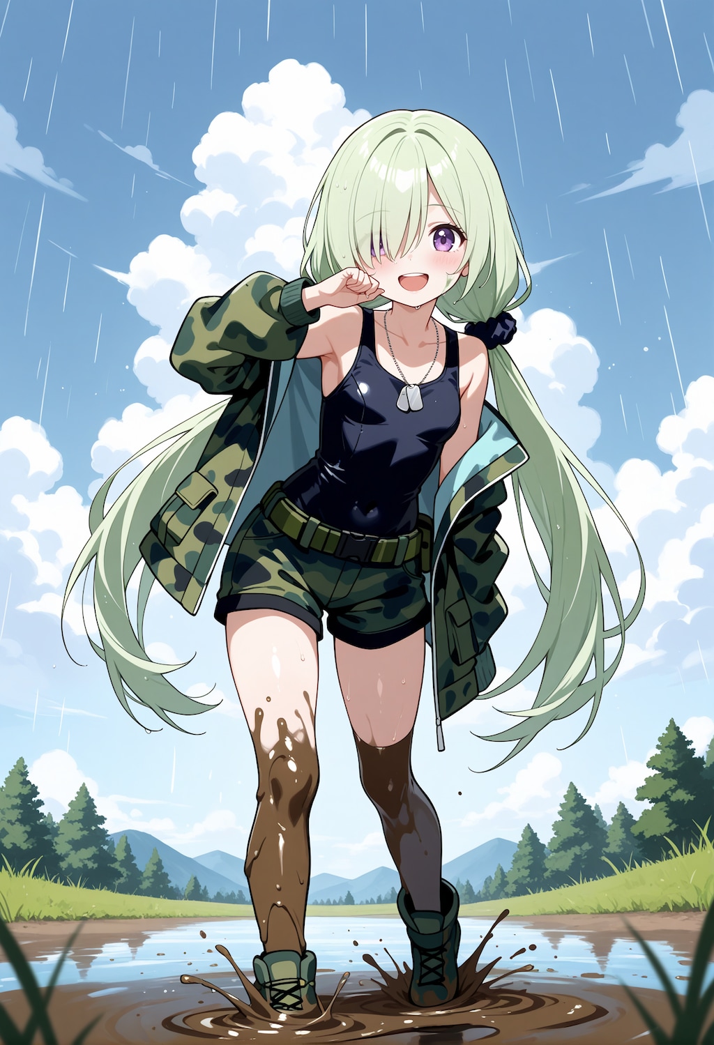 【今日の腹筋】悪天候訓練