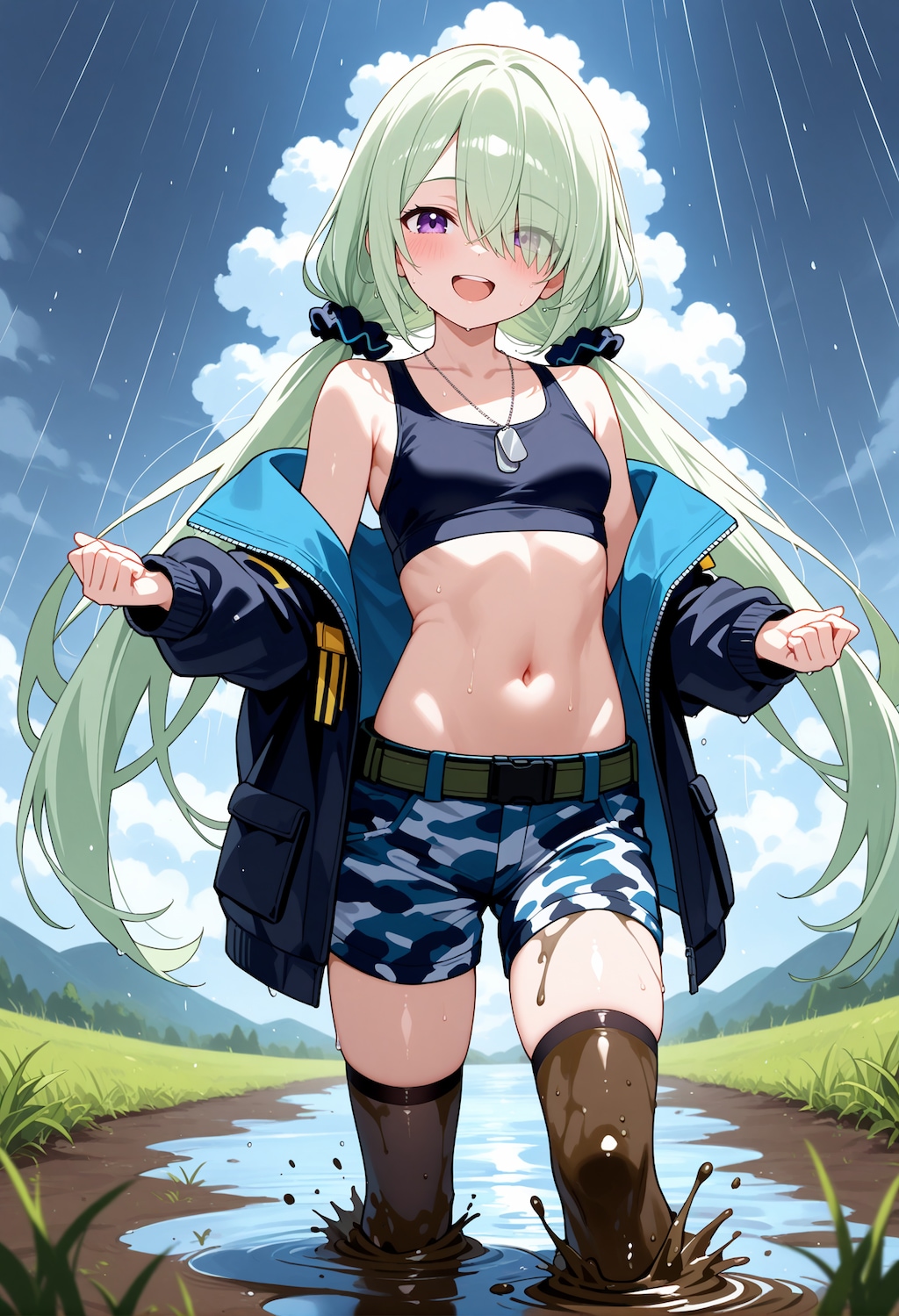 【今日の腹筋】悪天候訓練