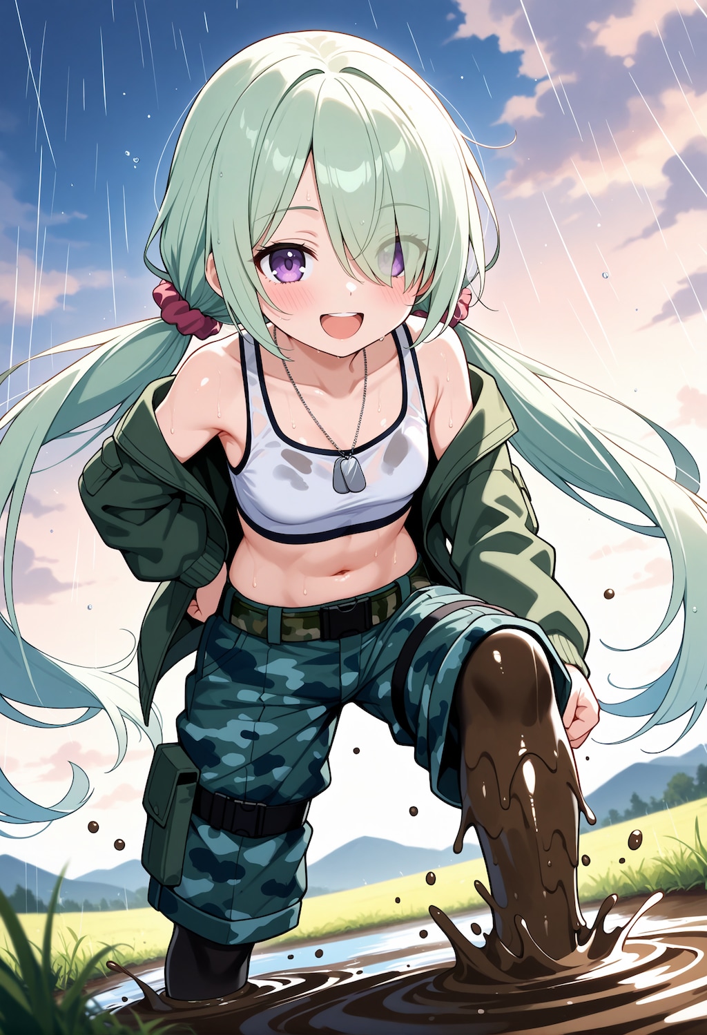 【今日の腹筋】悪天候訓練