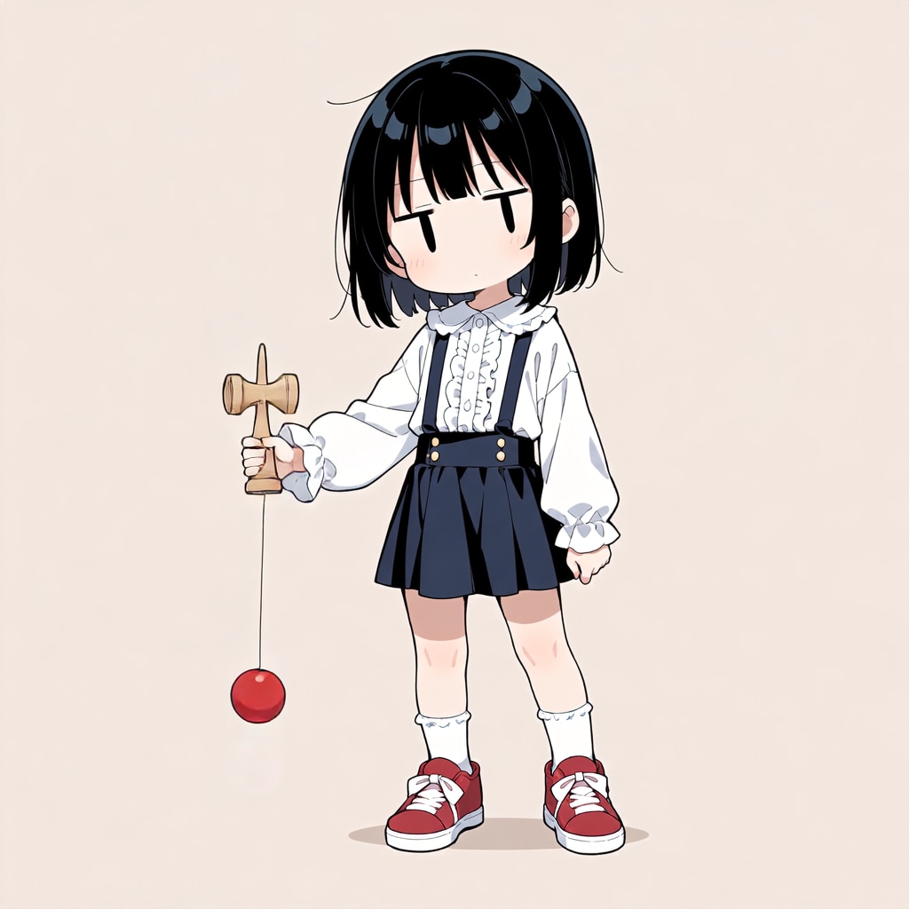 けん玉【パラパライラスト】