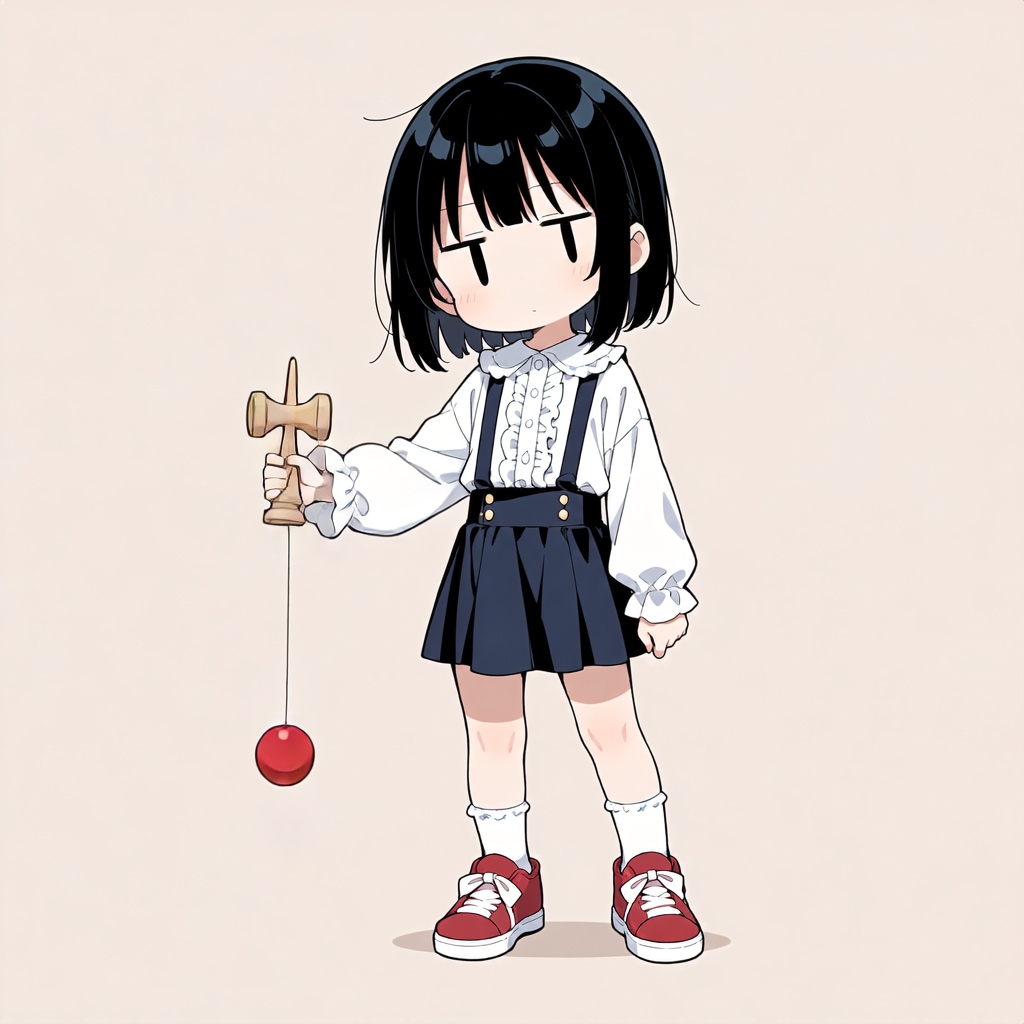 けん玉【パラパライラスト】