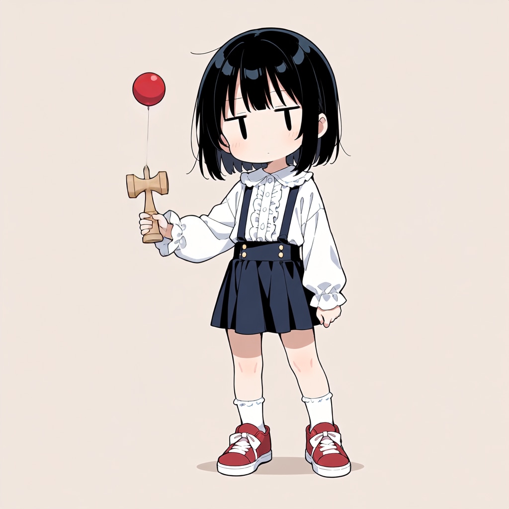 けん玉【パラパライラスト】