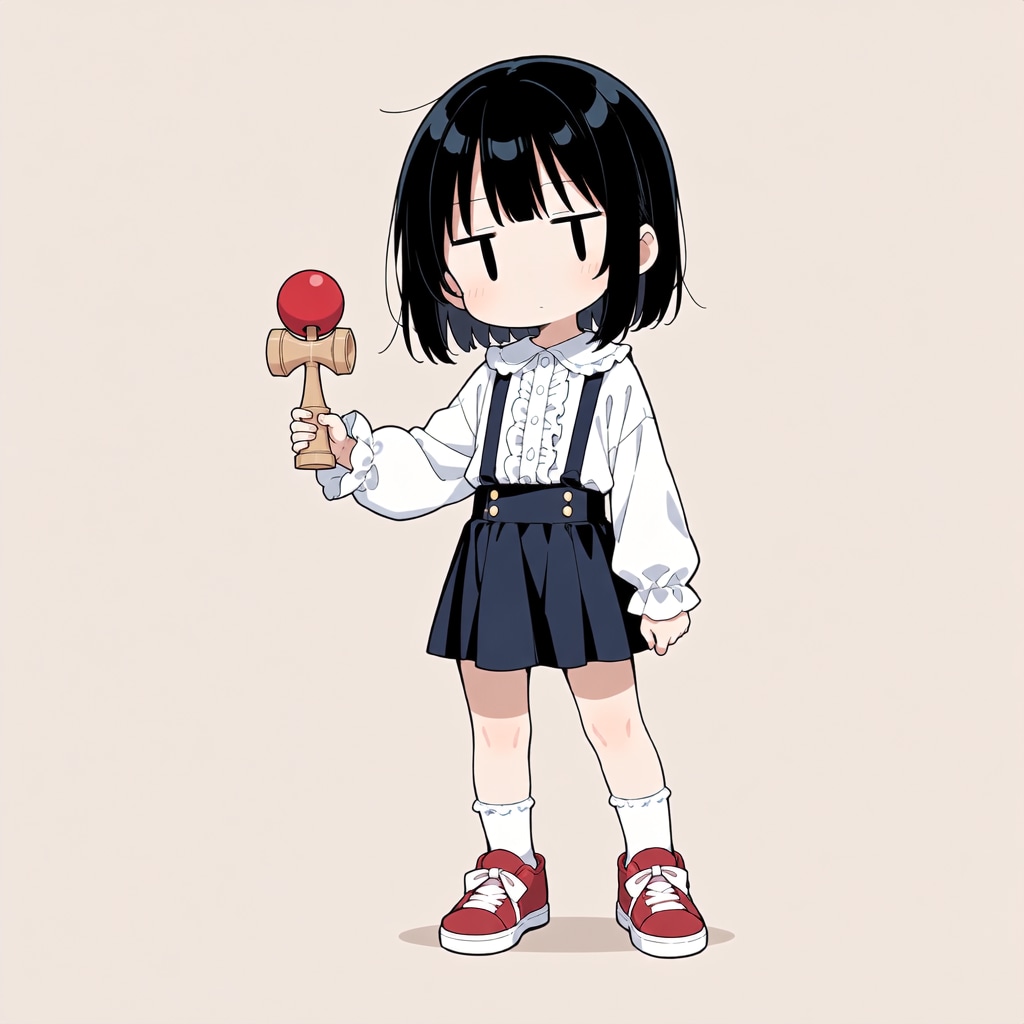 けん玉【パラパライラスト】