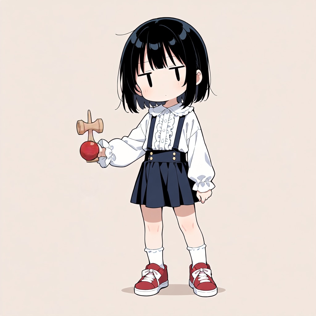けん玉【パラパライラスト】