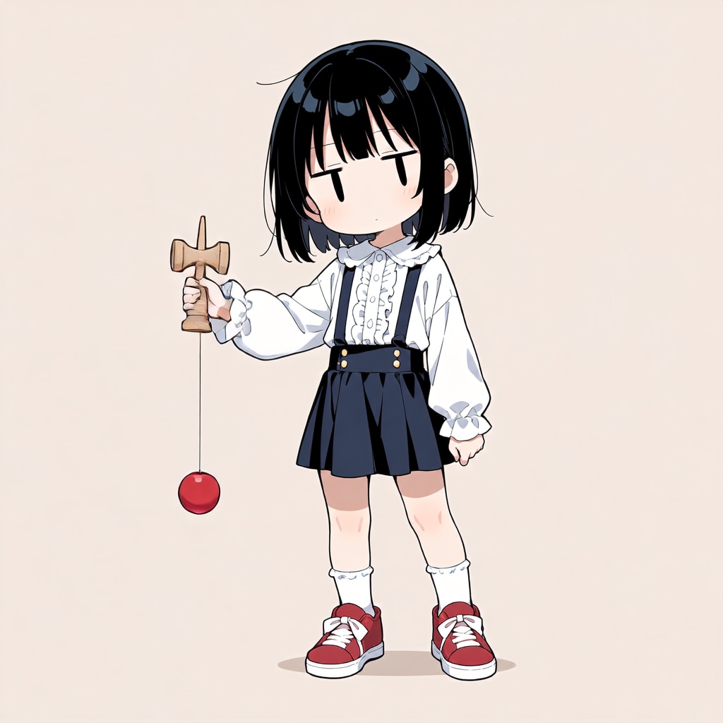 けん玉【パラパライラスト】