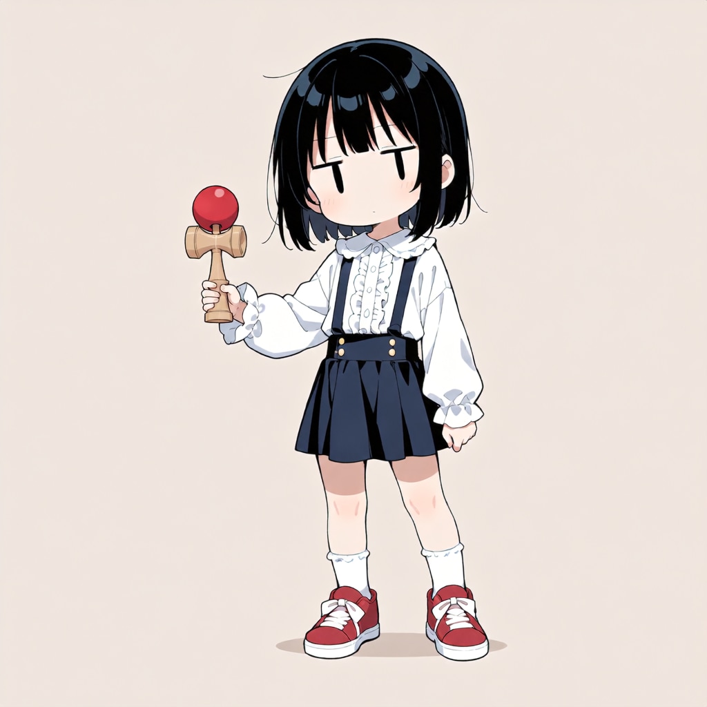 けん玉【パラパライラスト】