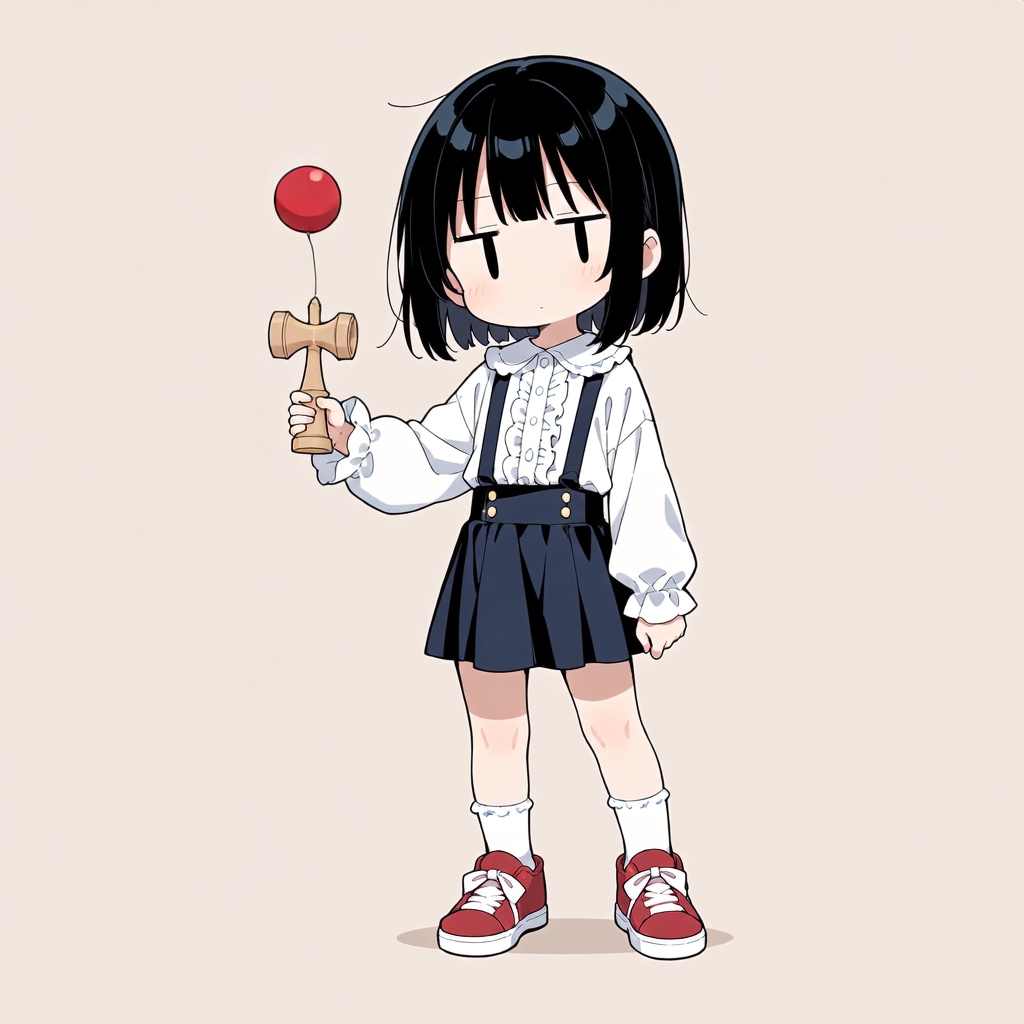 けん玉【パラパライラスト】