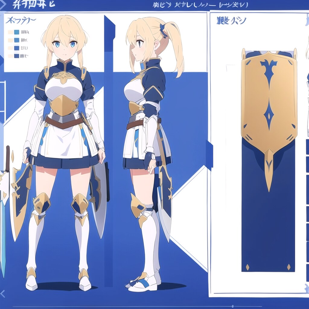 投稿企画「設定画」少女騎士