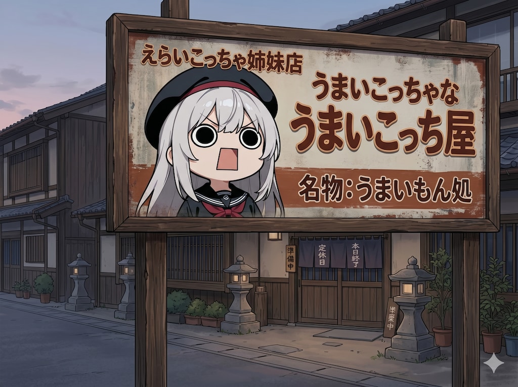 姉妹店の看板娘えらいこっちゃ嬢