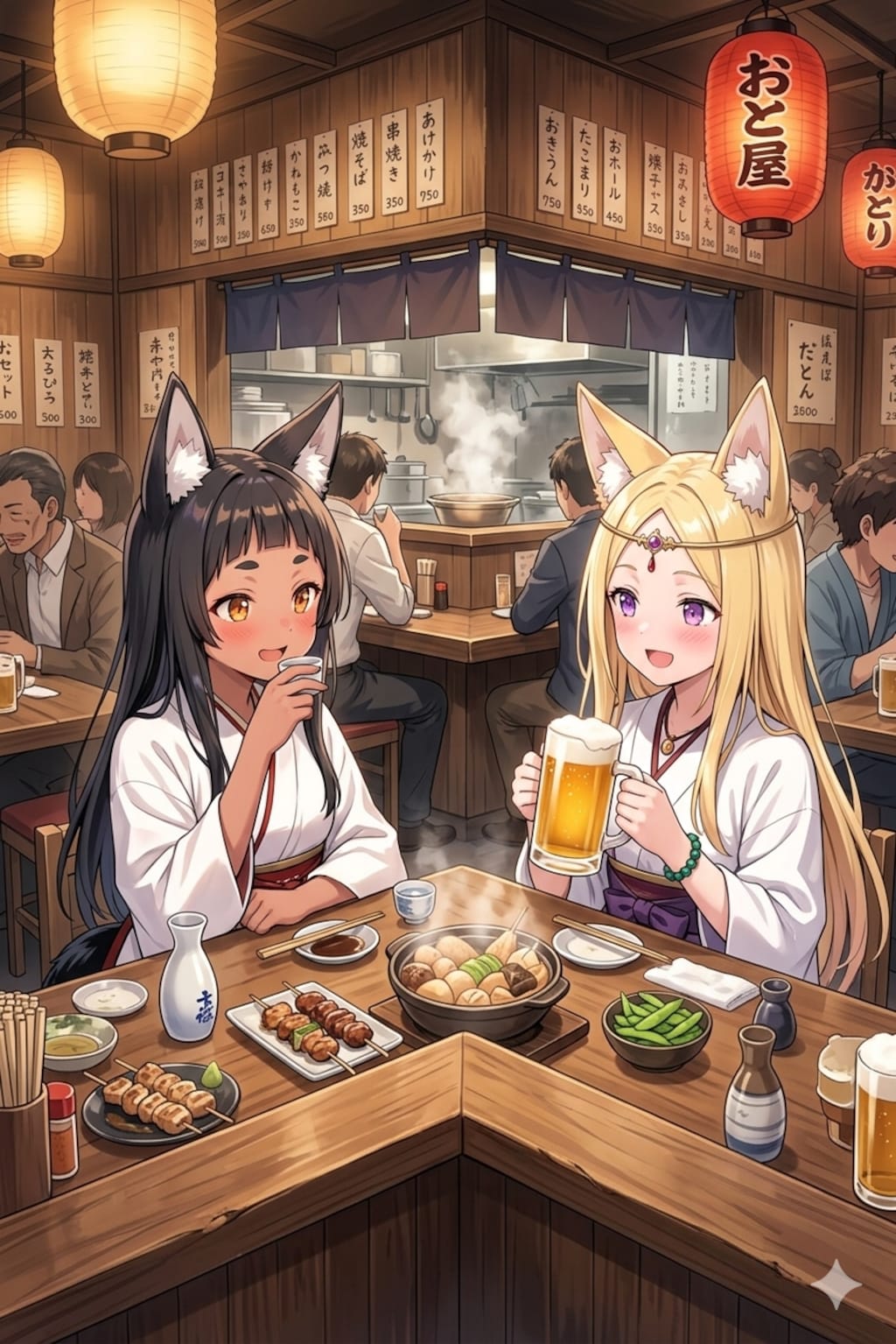 居酒屋で呑む