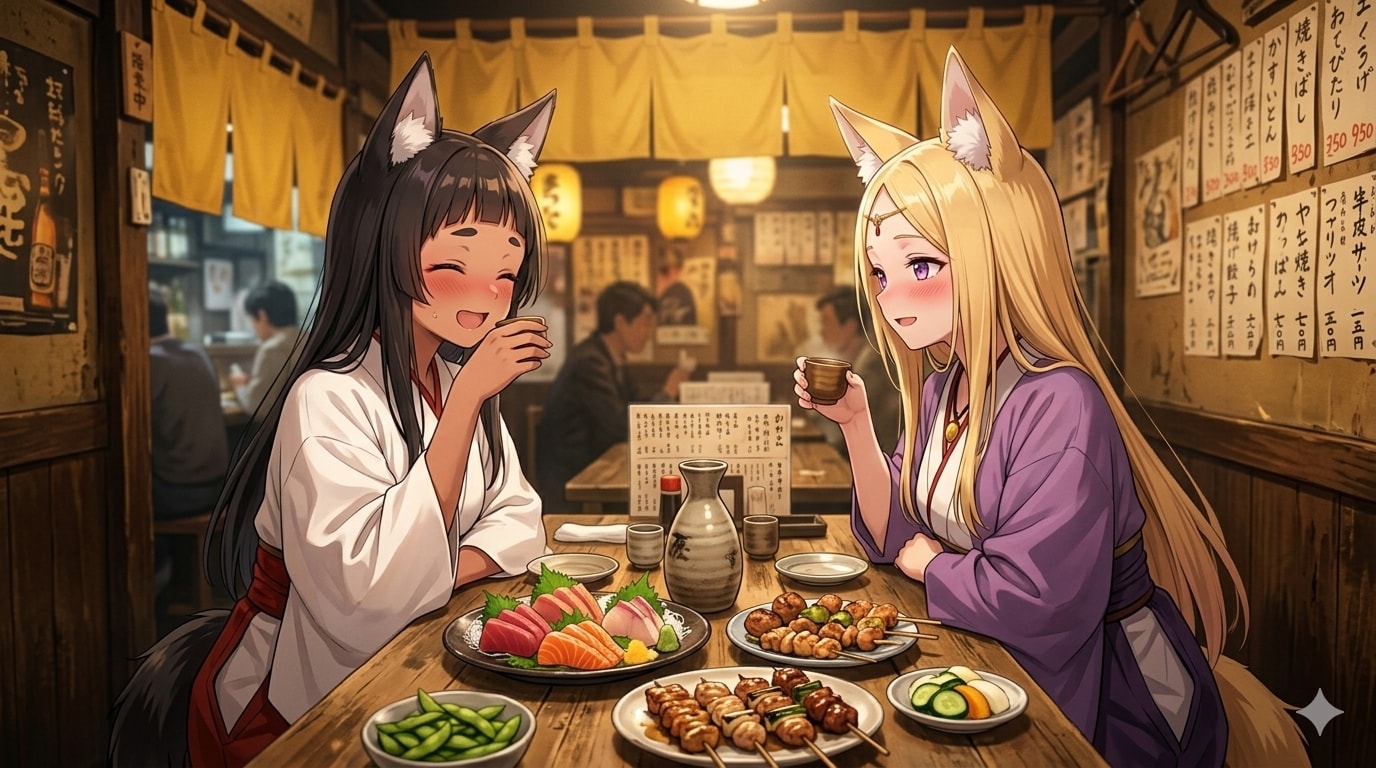 居酒屋で呑む