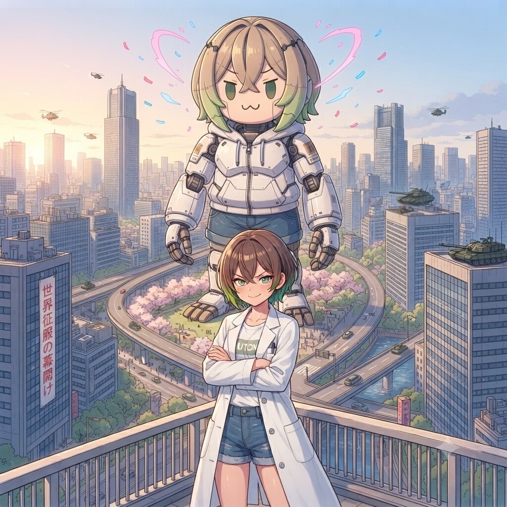 世界征服に乗り出すボーイッシュ