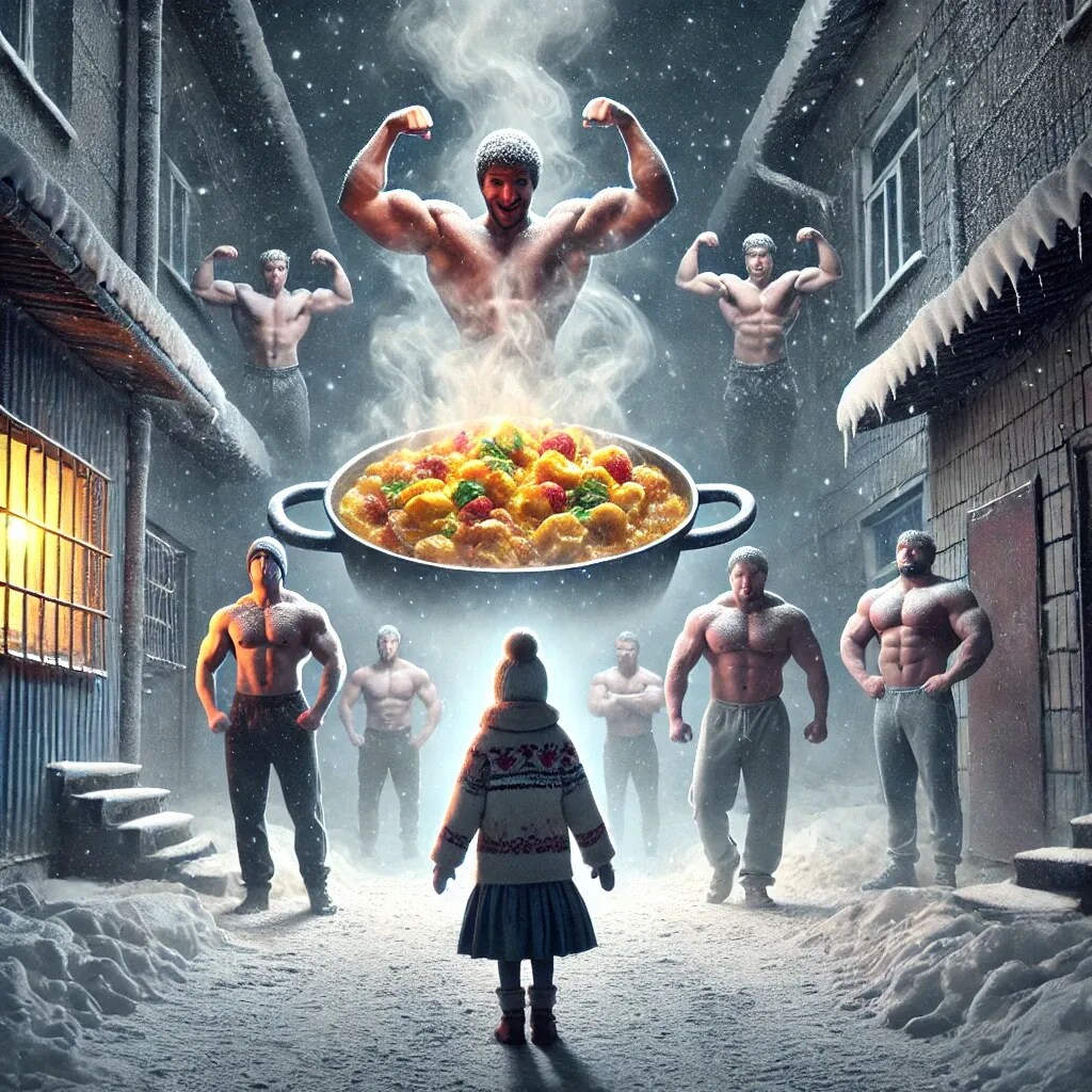 マッチョ売りの少女