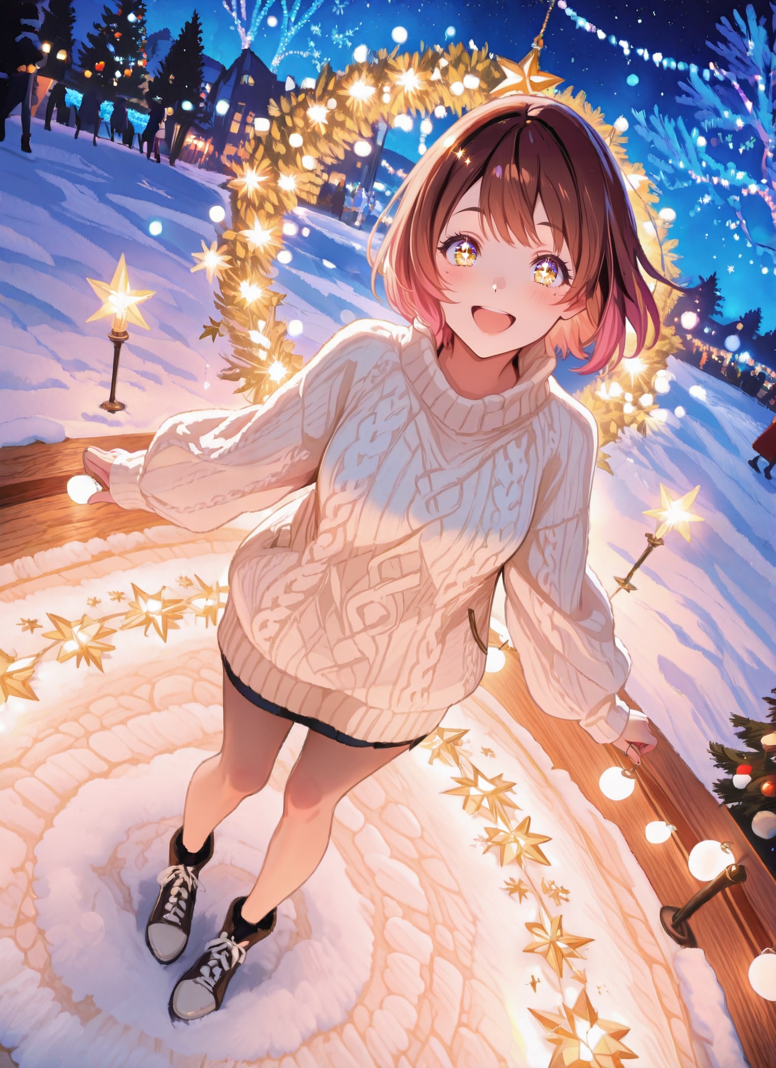 冬のイルミネーション | の人気AIイラスト・グラビア