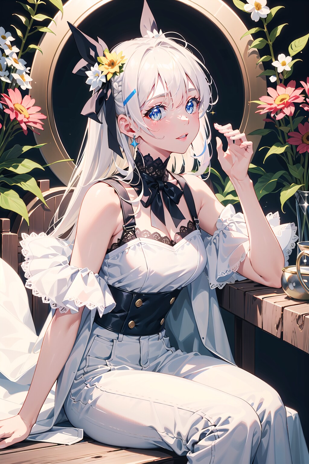 Respite Amongst Flowers
