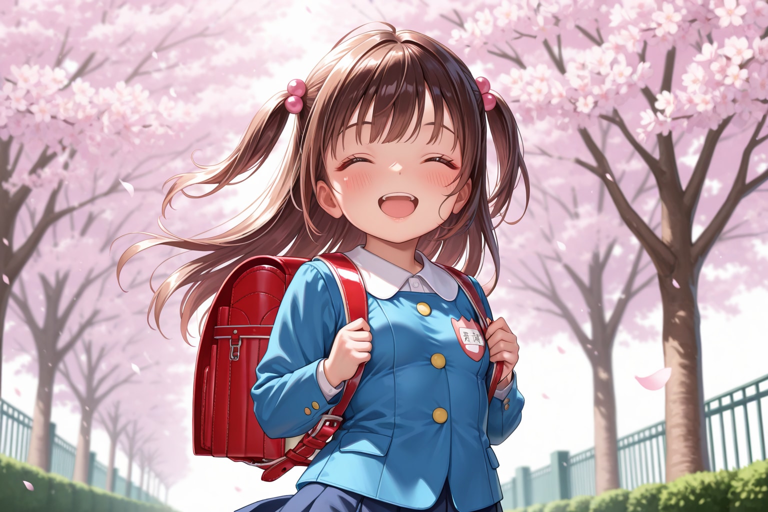 小学校に入学したときのあかねちゃん