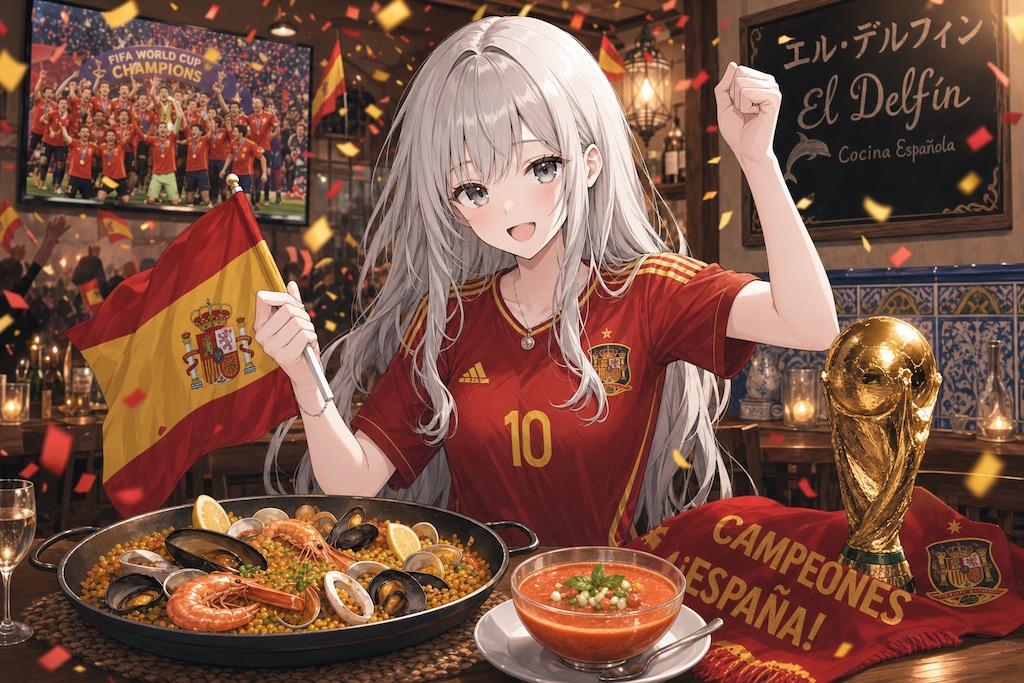 W杯スペイン優勝ッッッ！