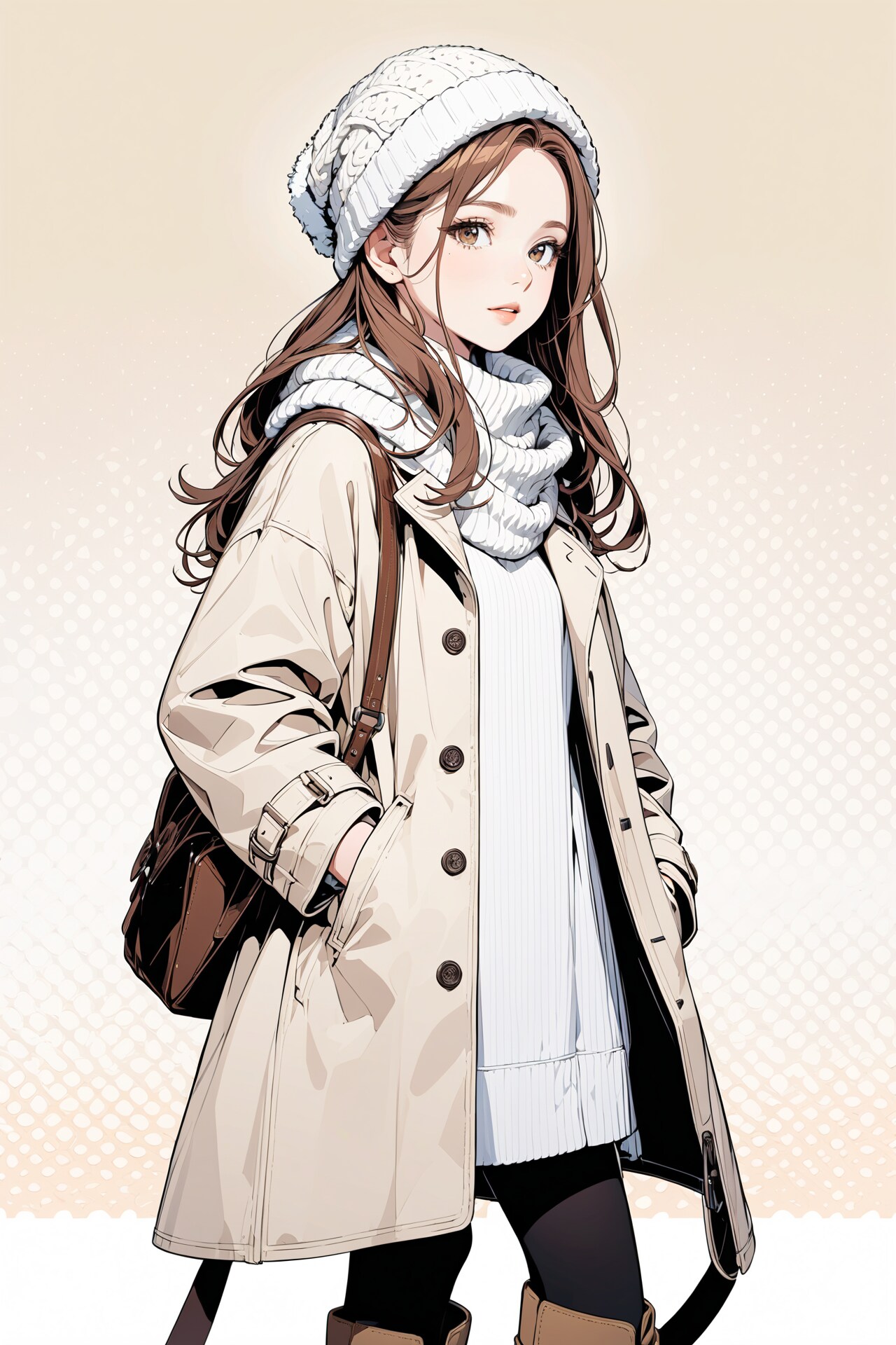 ホワイトニット | の人気AIイラスト・グラビア