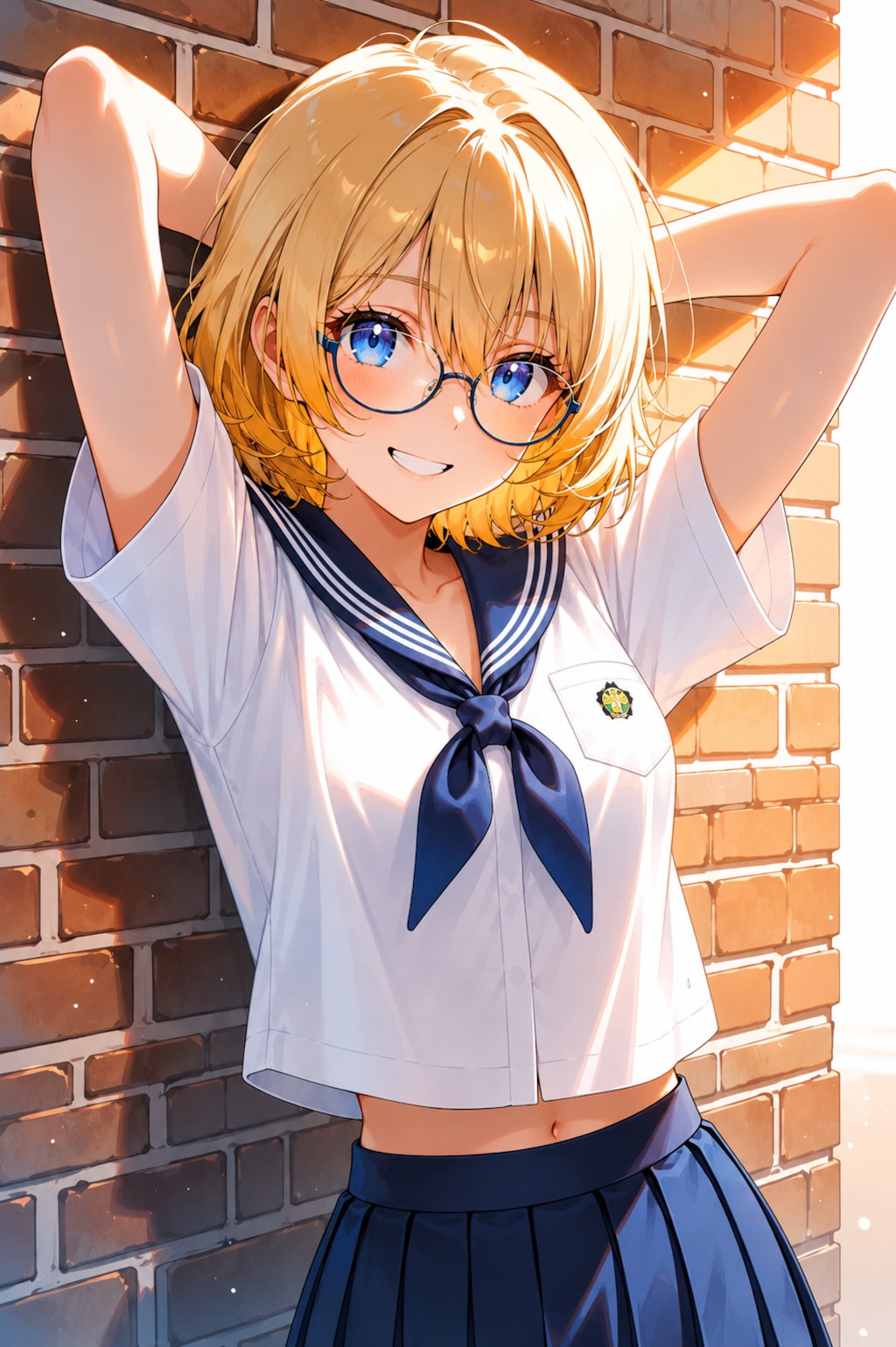 公立ダサセーラー服女子！