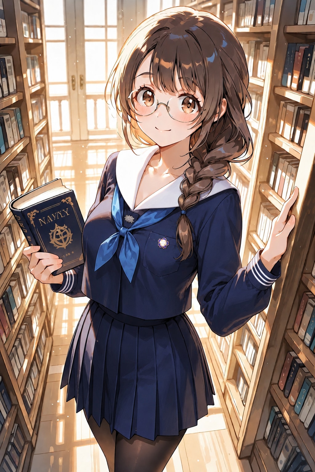 公立ダサセーラー服女子！ | の人気AIイラスト・グラビア