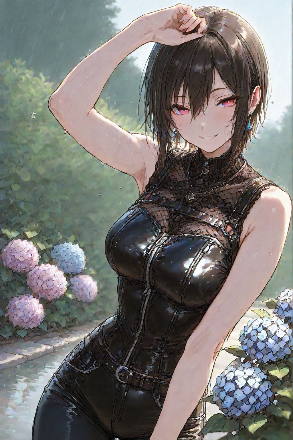 濡れちゃったね♪