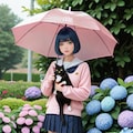 ネコと雨宿り 5枚目
