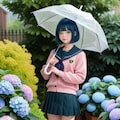 ネコと雨宿り 4枚目