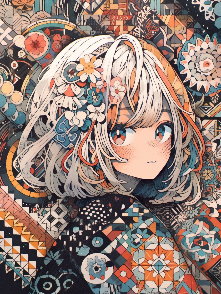 柄ガラのごちゃごちゃ
