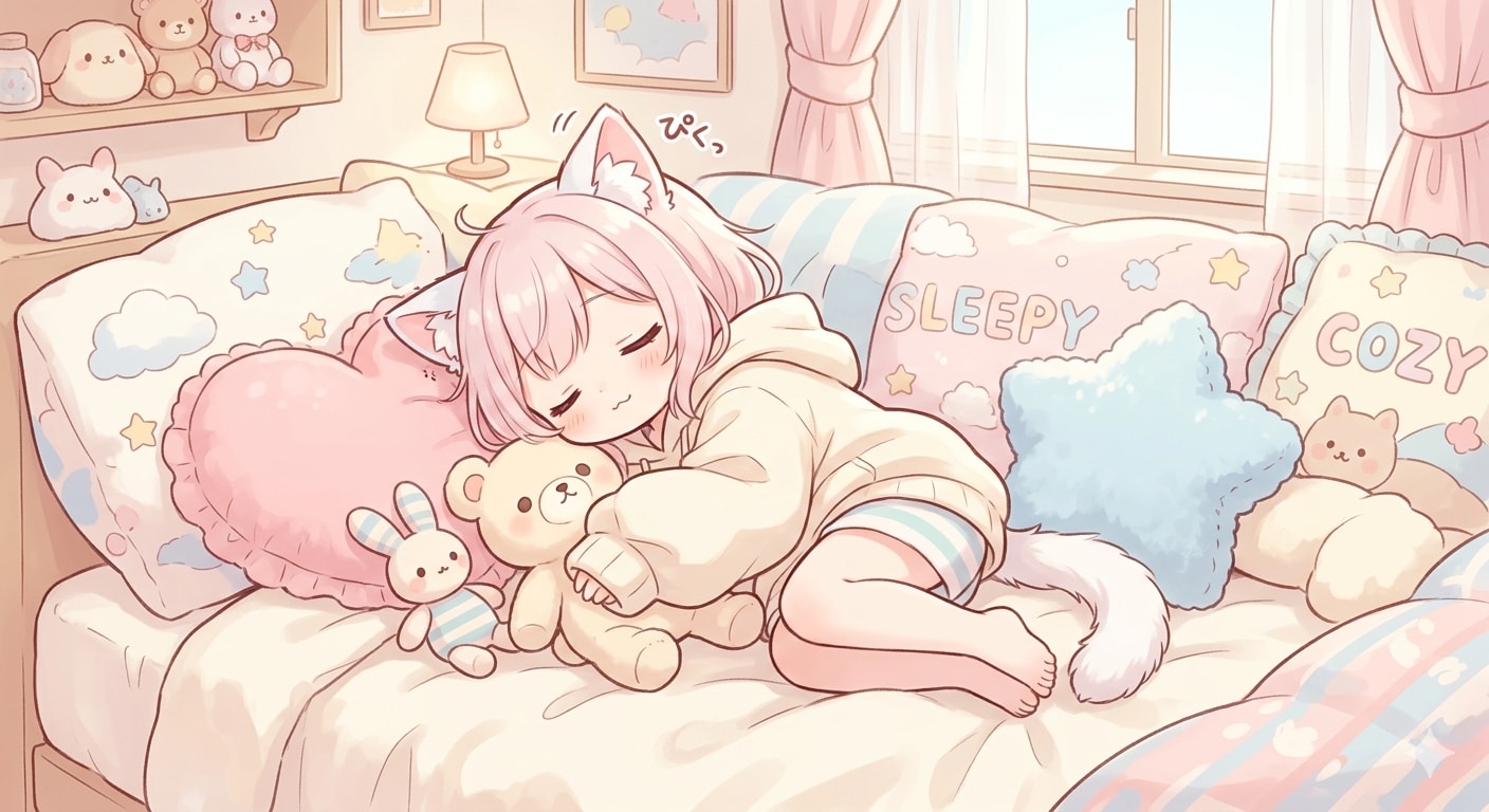 お昼寝タイム | の人気AIイラスト・グラビア