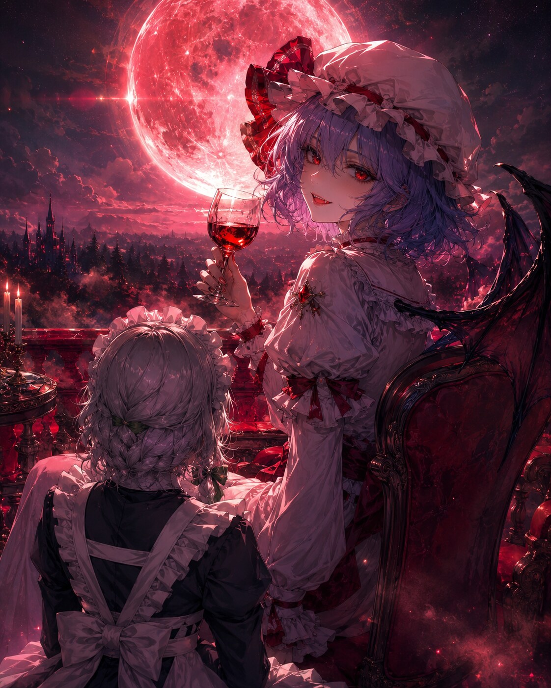 紅い月