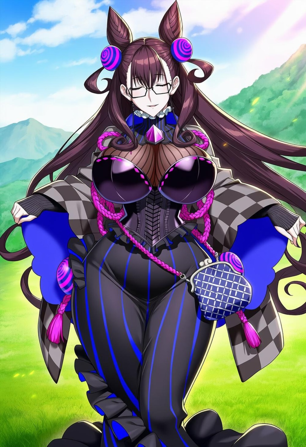 ロングスカートメイド等コスプレ文系人妻
