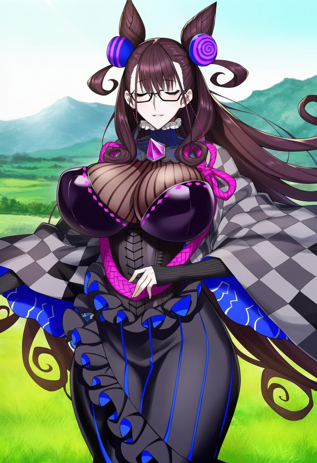 ロングスカートメイド等コスプレ文系人妻